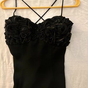 Young/teen semi-formal black dress. Size XS